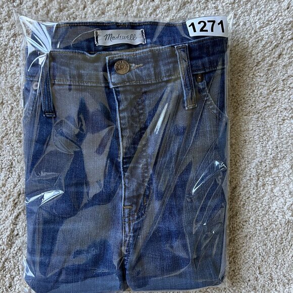 Madewell Womens 31 US 12 10" High Riser Skinny Skinny Jeans Stretch Preppy Retro - Picture 15 of 16